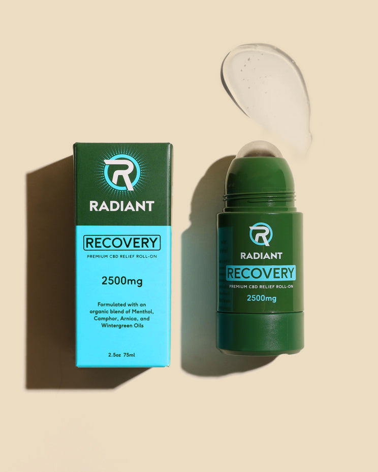 CBD Roll On for Pain Relief | 2500mg Full Spectrum | Radiant Wellness